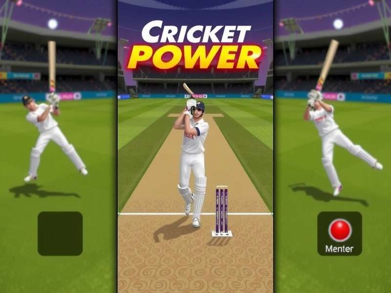 Intense match action in Cricket Supreme Power Cricket Supreme Power gameplay screenshot